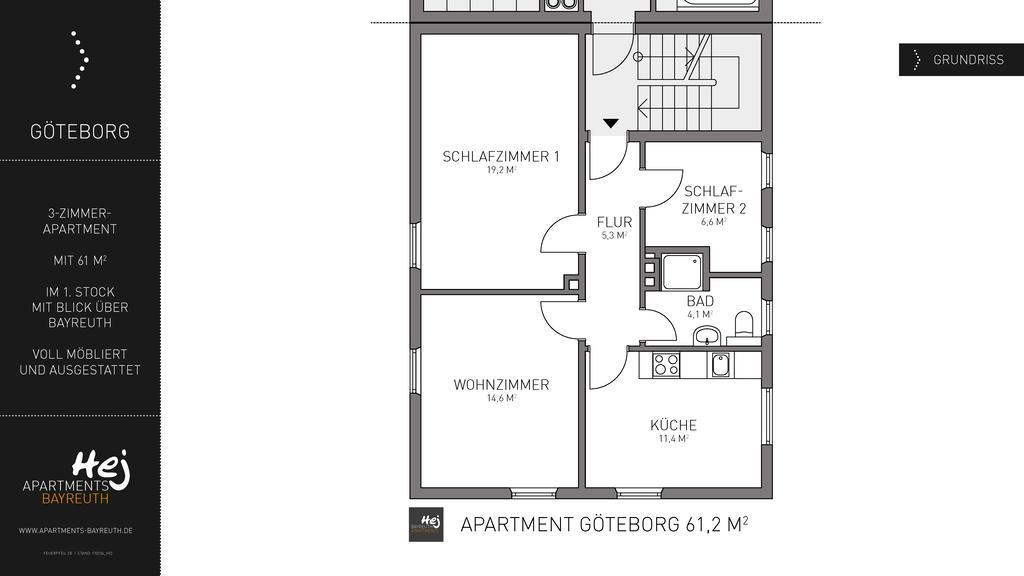 Hej Apartments Bayreuth Exterior photo